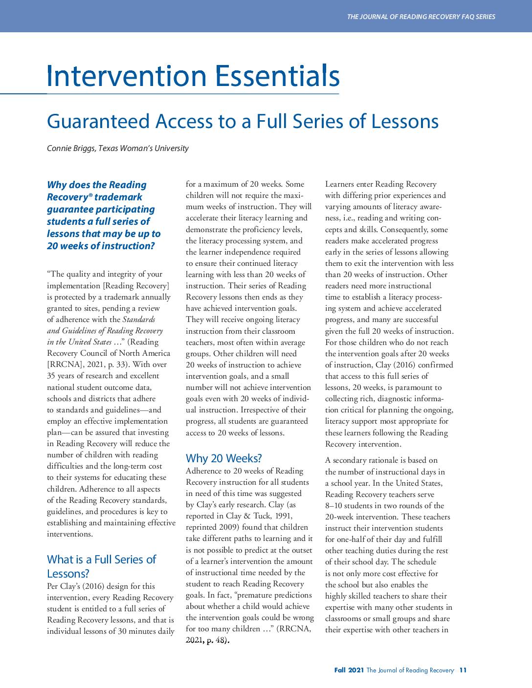 Guaranteed Access to a Full Series of Lessons