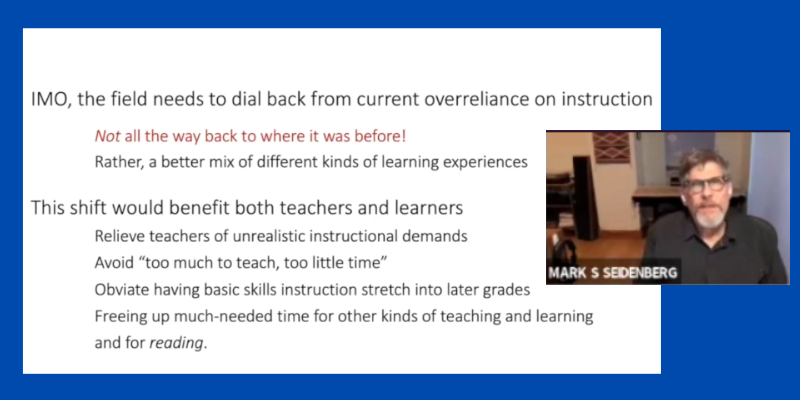 Seidenburg calls to dial back SOR